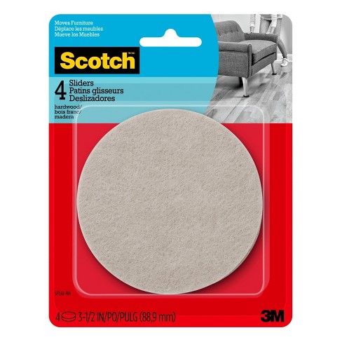 Scotch 4pk Felt Furniture Movers : Target