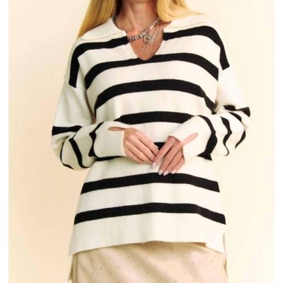 Women's Ozana Stripe Sweater - DAVI & DANI