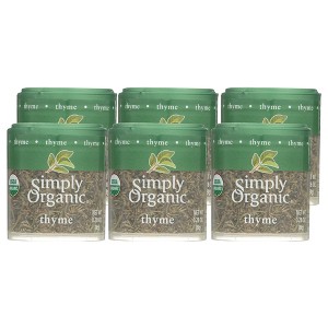 Simply Organic - Thyme Leaf - Organic - Whole - Fancy Grade - Case of 6/.28 oz - 1 of 4