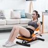 Gymax Abdominal Core Rocket Exerciser Twister Trainer Incline Abdominal Rocket Workout Equipment Height Adjustable Backrest - 3 of 4