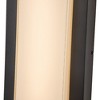 C Cattleya Matte Black Outdoor Dimmable LED Wall Lantern Sconce with Frosted Glass Shade - image 4 of 4