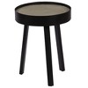 vidaXL Coffee Table Round End Table Living Room Sofa Table with Concrete Top - 15.7" x 21.7" - 2 of 4