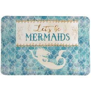Laural Home Let's Be Mermaids 20"W x 30"L Memory Foam Rug - 1 of 1
