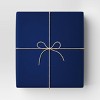 30” 25 sq ft Christmas Roll Wrap Solid Blue - Wondershop™ - 2 of 3