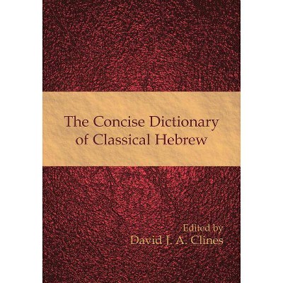 The Concise Dictionary of Classical Hebrew - by  David J a Clines (Paperback)