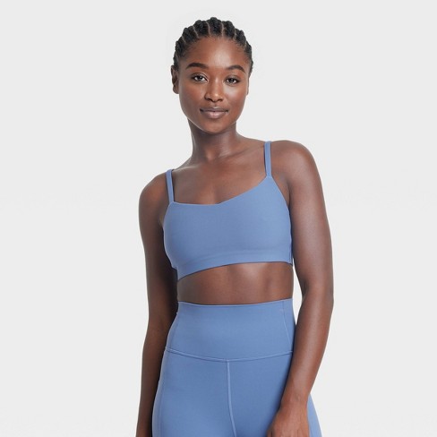 Strappy sports bra target on sale