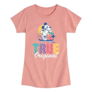 Girls' - Disney - Mickey & Friends Fitted Short Sleeve Graphic T-Shirt - 1 of 4
