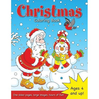 Christmas Coloring Book for Kids Ages 4-8! - by  Engage Books (Paperback)