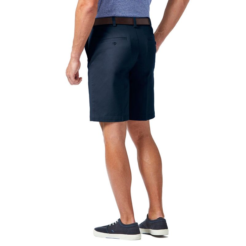 Haggar Men's Regular Fit Flat Front Stretch Chino Shorts, 2 of 5