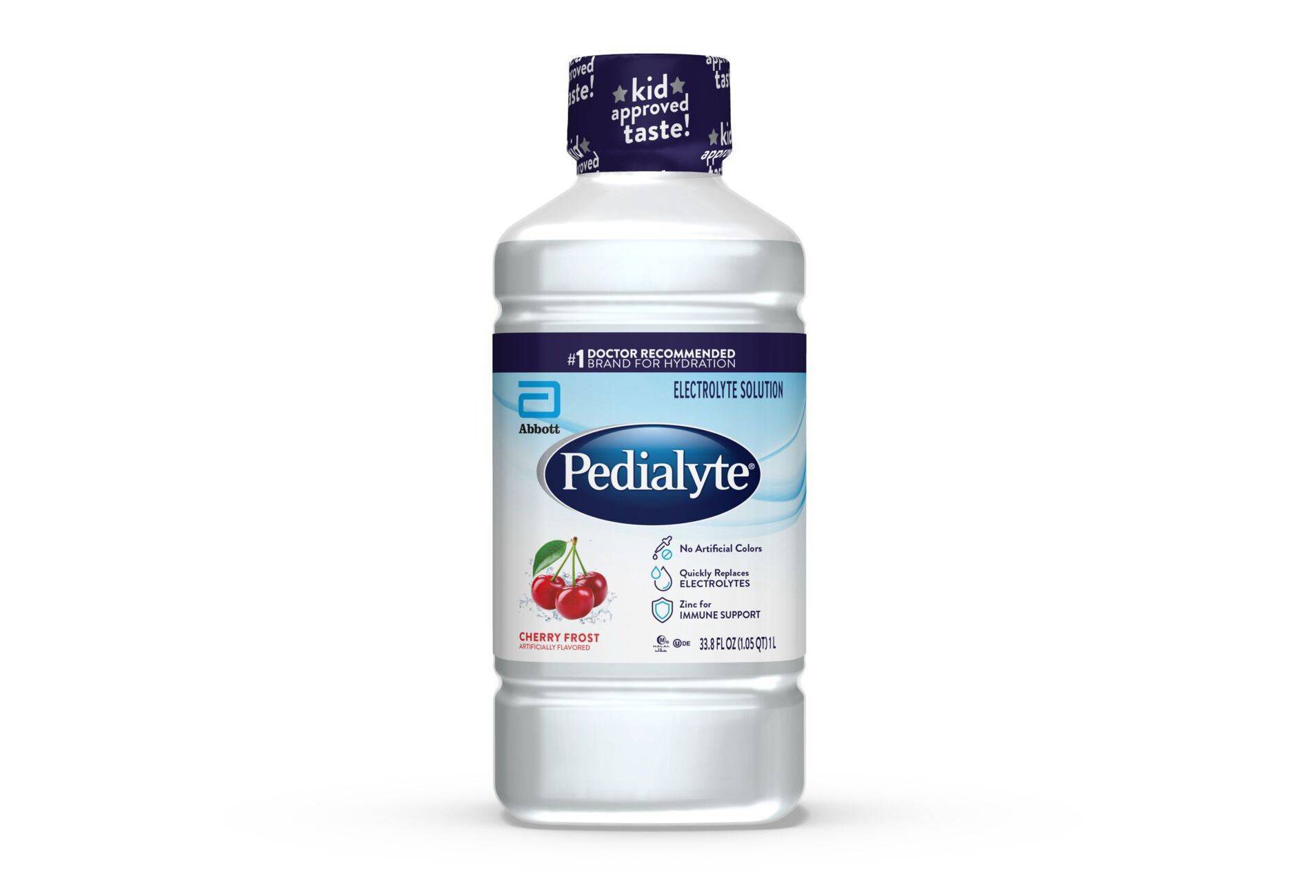 Pedialyte Electrolyte Solution Hydration Drink - Cherry Frost - 33.8 fl oz