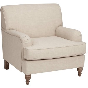 55 Downing Street Cantebury Colony Linen Upholstered Armchair - 1 of 4