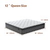 Itopfox Queen Mattress in a Box, Hybrid Cooling Gel Memory Foam & Pocketed Coils, Medium Firm, CertiPUR-US Certified, Pressure Relief - 2 of 4