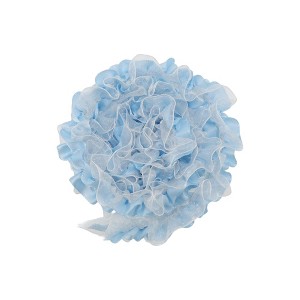 Unique Bargains Ribbon Double-Layer Tweed Crinkle with Elastic Lace Snow Yarn Polyester 35.83"x1.57" 1 Pc - 1 of 3