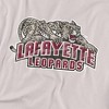 Lafayette College Official Distressed Primary Adult T Shirt, Gray - 2 of 4