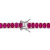 EVERLY JEWELRY | Sterling Silver 25 CT TGW Created Ruby Bracelet, 7.25-inch - 4 of 4