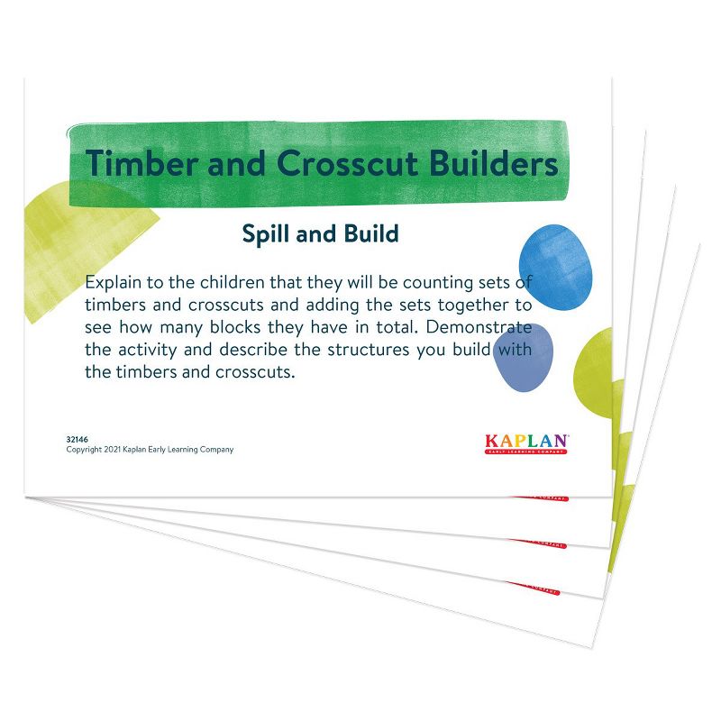 Kaplan Early Learning Timber and Crosscut Builders - Set of 30, 2 of 6