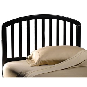 Carolina Headboard Full/Queen Black - Hillsdale Furniture: Coastal Style, Arched, Wood Finish, Bedroom Furniture - 1 of 4