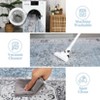 Vintage Neutral Washable Area Rug - Stain-Resistant Non-Slip Large Carpet for Living Room, Dining Room & Home Decor - 3 of 4