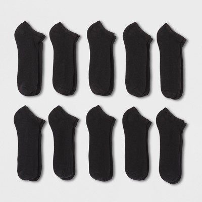 Hanes Premium Men's Crew Socks 10pk - Black 6-12