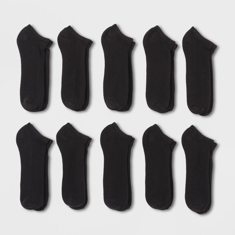 Men's No Show Socks 10pk - Goodfellow & Co™ 6-12, 1 of 4