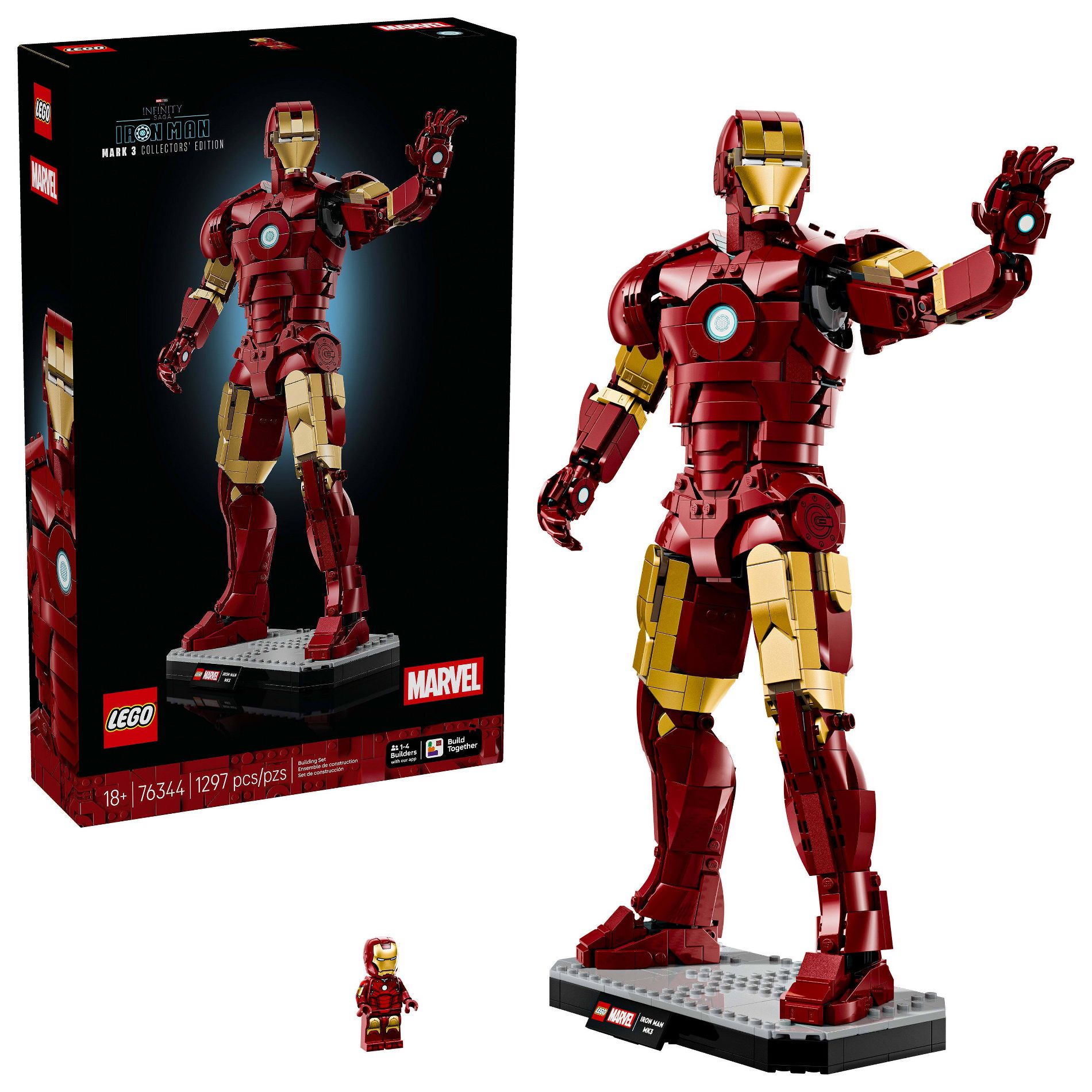 LEGO Marvel Iron Man Mark 3 Collectors’ Edition 76344