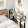 Jojoka Gray Entryway Table, Console Tables with Storage - 4 of 4