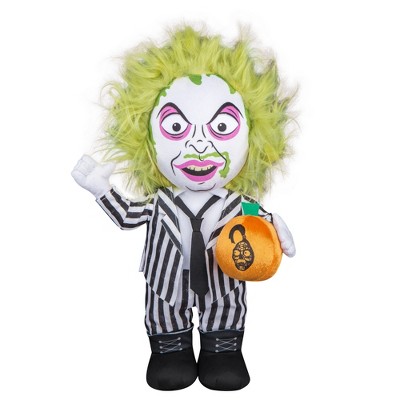Gemmy Stylized Beetlejuice Halloween Greeter, Multi