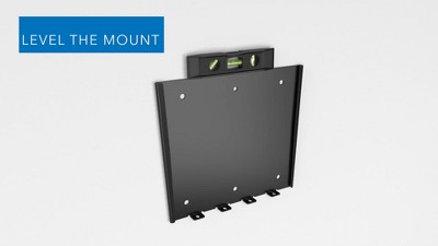 Heavy Gauge Steel Low Profile Fixed TV Wall Mount for 23"-42" Screens