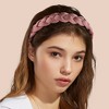 Unique Bargains Women's Thick Braided Knotted Non-slip Fashion Elastic Solid Color Headband 1 Pc - 3 of 4