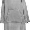 PAVILIA Wearable Blanket with Sleeves and Foot Pockets, Fleece Warm Snuggle Pocket Sleeved Throw for Women Men Adults - 4 of 4