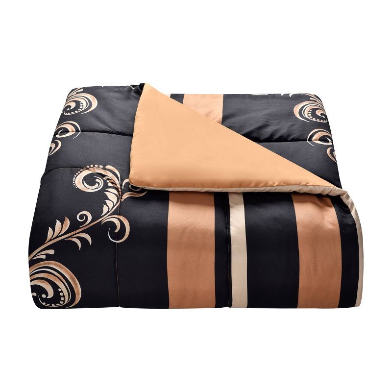 Sabrina Bed in a Bag Comforter Set Gold - Lanwood  Home, 4 of 8