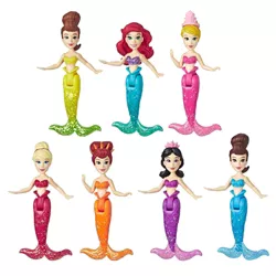 Disney Princess Ariel and Sisters Mermaid Dolls 7pk (Target Exclusive)