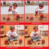 Joyfy 9Pcs Kids Tool Set with Construction Worker Box & Drill Chainsaw, Pretend Play Toddler Tool Toys for Boy Girl Birthday Dress Up Party Favors - 4 of 4