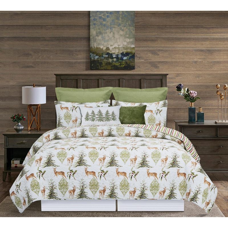 C&F Home Winter Trails Cotton Quilt Set  - Reversible and Machine Washable, 2 of 10