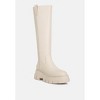 Blume Faux Leather Chunky Platform Knee Length Boots - image 3 of 4