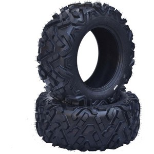 Set of 2 ATV UTV Tires,6-Ply Tubeless All-Terrain Off-Road Light Mud Tires, Durable Replacement for Quad, Side-by-Side - 1 of 4