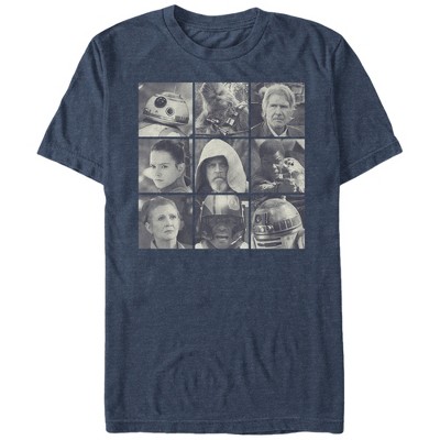Men's Star Wars The Force Awakens Rebel Heroes T-Shirt