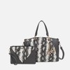 MKF Collection Addison Snake Embossed Women’s Tote Bag with matching Wristlet Pouch by Mia K - 2 of 3