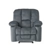 Wide Manual Recliner Chair Fabric with Dual Cup Holders - 2 of 4