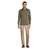 Lands' End Men's Long Sleeve Cotton Supima Polo Shirt with Pocket - 4 of 4