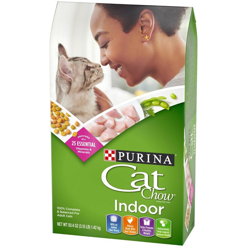 Purina Cat Chow Indoor with Chicken Adult Complete & Balanced Dry Cat Food, 6 of 7