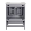 Grungis Bathroom Vanity with Single Combination Under Counter Sink and Soft Closure,Bathroom Storage Cabinet with 2 Doors and a Drawer - 4 of 4