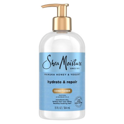 SheaMoisture Manuka Honey & Yogurt Hydrate & Repair Conditioner - 13 fl oz: Textured & All Hair Types, Moisturizing Formula