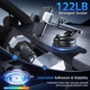 Itopfox 3-in-1 Car Phone Holder with Strongest Suction & Stable Clamp Arm, 360° Adjustable Mount for All Car Models and Smartphones, Black - 3 of 4