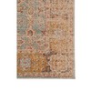 Teal Red and Orange Oriental Power Loom Worn Faded Area Rug - 4 of 4