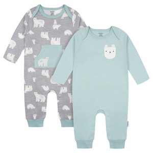 Gerber Baby & Infant Boys' Rompers, 2-Pack - 1 of 4