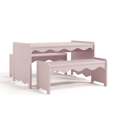 Storkcraft 3pc Casablanca Deluxe Montessori Kids' Table & Bench Set