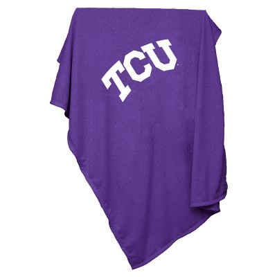 NCAA TCU Horned Frogs Logo Brands Sweatshirt Blanket