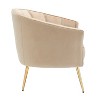 Tania Contemporary Upholstered Accent Chair - LumiSource - 2 of 4