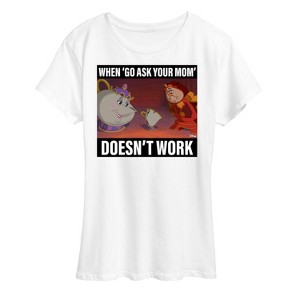 Women's - Disney - When 'Ask Mom' Doesn't Work Short Sleeve Graphic T-Shirt - 1 of 4